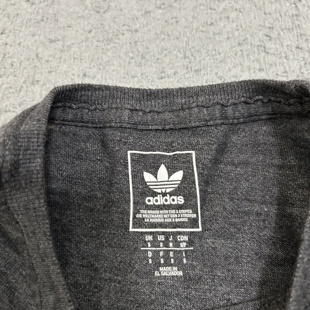 Los Angeles Lakers Shirt Mens‎ Small Gray NBA Basketball Short Sleeve Adidas - Picture 4 of 10